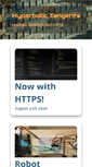 Mobile Screenshot of hyperbolictangents.com